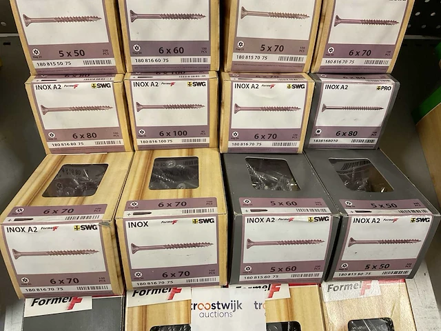 18 dozen inox schroeven - afbeelding 4 van  7