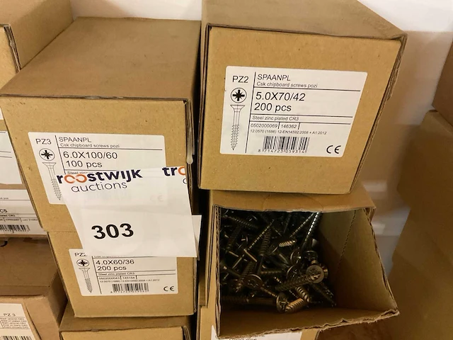 18 dozen spaanderplaatschroeven - afbeelding 3 van  6