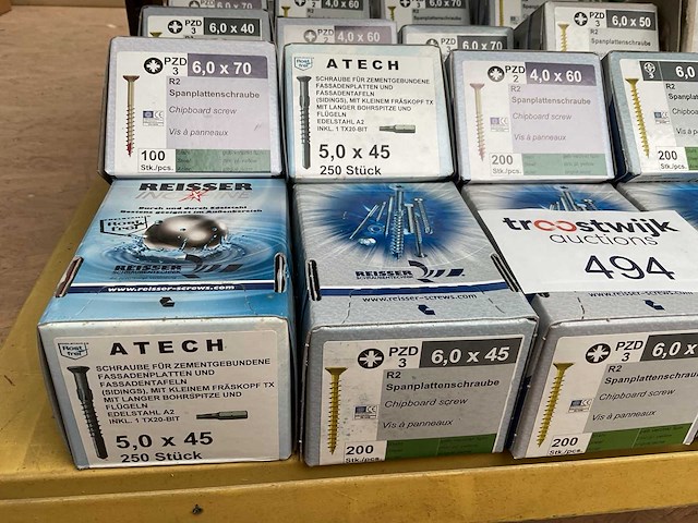 18 dozen spaanplaatschroeven - afbeelding 2 van  8