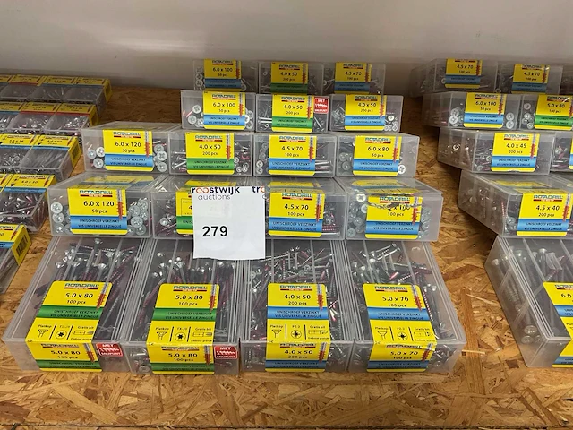 18 dozen verzinkte universele schroeven - afbeelding 1 van  5