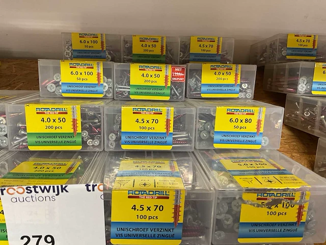 18 dozen verzinkte universele schroeven - afbeelding 5 van  5