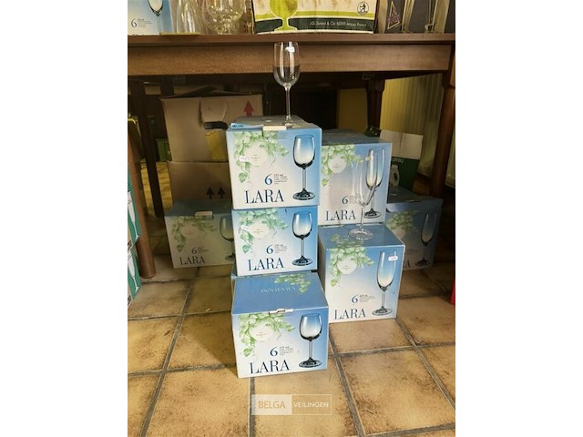 ± 18 dozen wijn glazen lara 6 - afbeelding 2 van  5