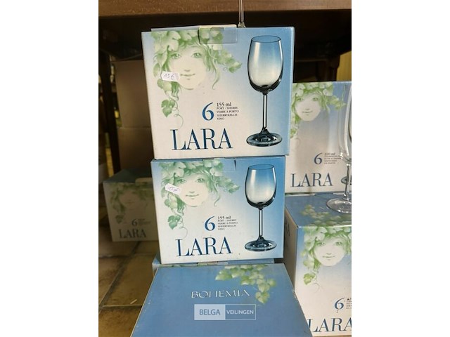 ± 18 dozen wijn glazen lara 6 - afbeelding 3 van  5