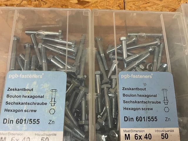 18 dozen zeskantbouten; houtbouten; schroefbouten - afbeelding 4 van  7