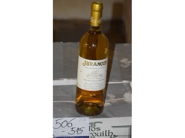 18 flessen à 75cl witte wijn jurancon, clos cuirouilh, 2011, 12,5% - afbeelding 1 van  2