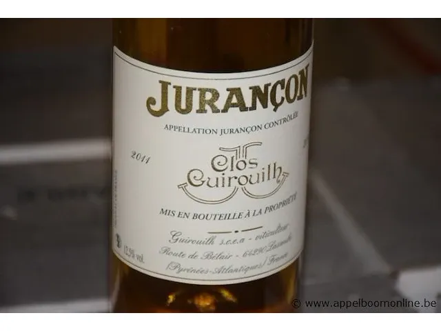 18 flessen à 75cl witte wijn jurancon, clos cuirouilh, 2011, 12,5% - afbeelding 2 van  2