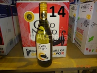 18 flessen cata negro wijn - witte chardonnay - afbeelding 2 van  2