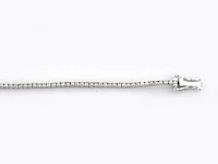 18 kt white gold bracelet with 1.06 cts lab grown diamond - afbeelding 2 van  8