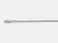 18 kt white gold bracelet with 1.06 cts lab grown diamond - afbeelding 3 van  8