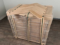 18 m2 parket eiken visgraat mutliplank - 540 x 90 x 14 mm - afbeelding 4 van  4