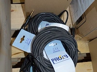 18 procab audio cable 6,3 mm jack male mono to 6,3 mm jack male mono 10 meter - afbeelding 3 van  6