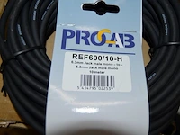 18 procab audio cable 6,3 mm jack male mono to 6,3 mm jack male mono 10 meter - afbeelding 5 van  6