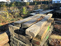 18 rustieke eikenhouten dwarsliggers - afbeelding 4 van  4