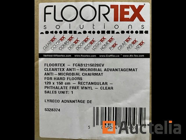 18 stuks floortex antibacteriële vloerbeschermingsmatten, stoelmatten - afbeelding 5 van  12