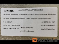 18 stuks floortex antibacteriële vloerbeschermingsmatten, stoelmatten - afbeelding 9 van  12
