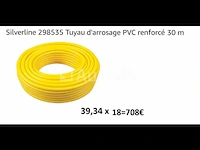 18 versterkte pvc tuinslangen 30 m