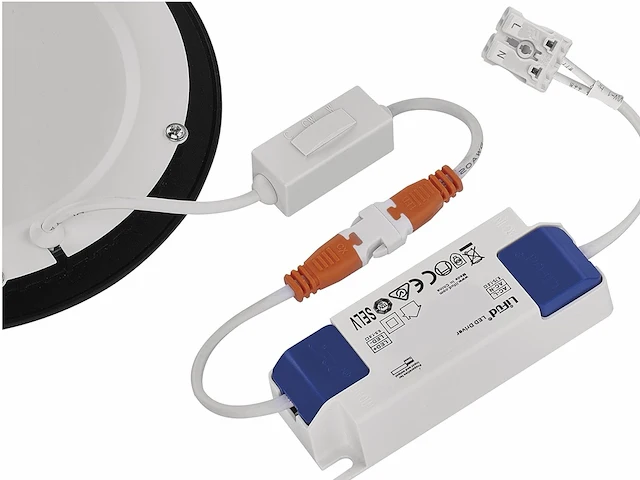 18 x gtx ultralage led inbouwspots zwart rond - afbeelding 3 van  7