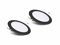18 x gtx ultralage led inbouwspots zwart rond - afbeelding 7 van  7