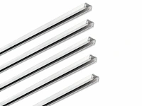 18 x juno spanningsrails 100 cm mat wit - afbeelding 1 van  7