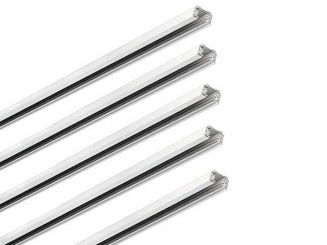 18 x juno spanningsrails 100 cm mat wit - afbeelding 1 van  7