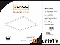 18 x led paneel 48w -60cm x 60cm -koud wit - afbeelding 2 van  4