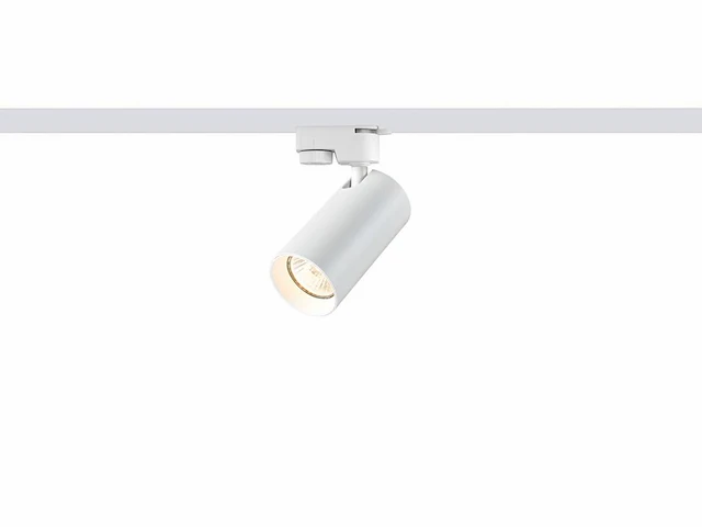 18 x railspot gu10 armatuur 12cm wit met ring draaibaar - afbeelding 1 van  4