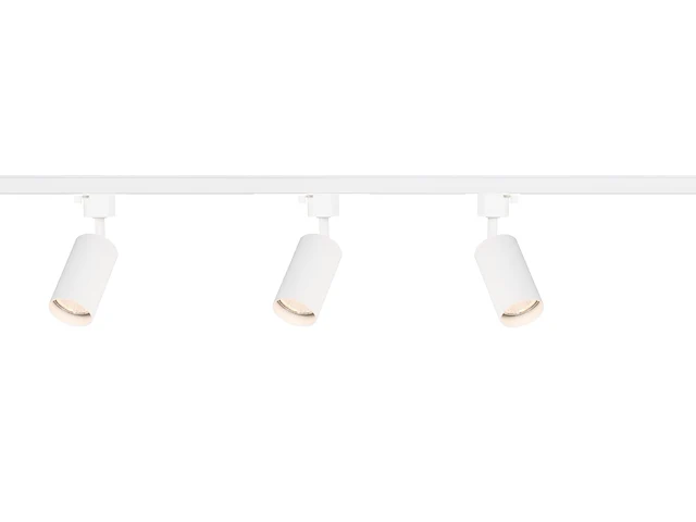 18 x railspot gu10 armatuur cilinder zand wit draaibaar 10,2cm - afbeelding 3 van  6