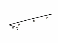 18 x railspot gu10 armatuur cilinder zand zwart draaibaar - afbeelding 4 van  5