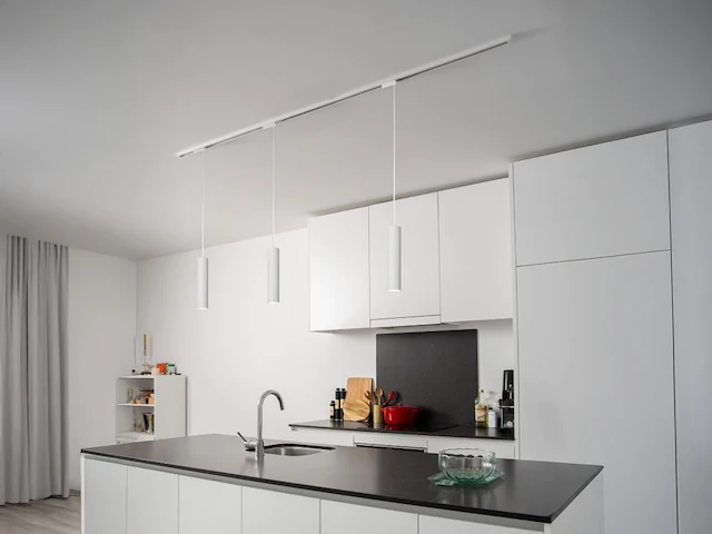 18 x railspot gu10 decoratief hanglamp cilinder 24cm zand wit - afbeelding 2 van  6