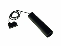 18 x railspot gu10 decoratief hanglamp cilinder 24cm zand zwart - afbeelding 7 van  8