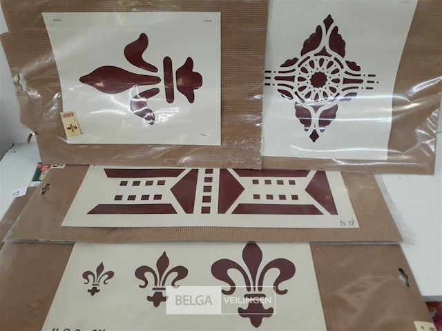 18 x sjablonen mix 9 assorti - afbeelding 3 van  3