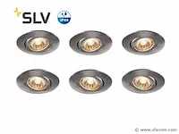 18 x slv easy install spatwaterdichte led spots - afbeelding 1 van  7