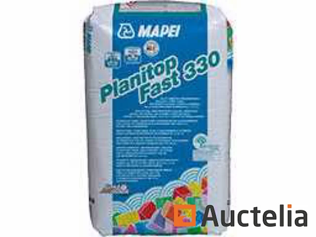 18 zakken mapei planitop fast 330 25kg, ragréagemortel op cementbasis, nieuw - afbeelding 1 van  1
