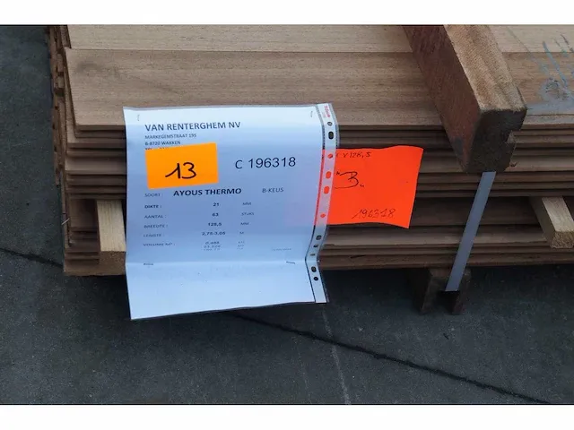 180,75 lm ayous thermo gevelbekleding - afbeelding 2 van  4
