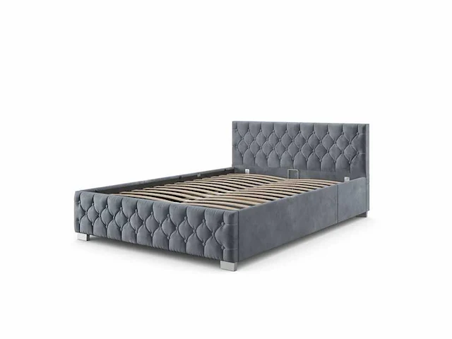 180x 200 bed met led verlichting en bed gespleten - afbeelding 2 van  9