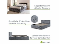 180x 200 bed met led verlichting en bed gespleten - afbeelding 4 van  9