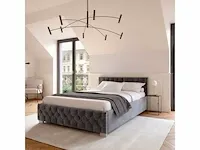180x 200 bed met led verlichting en bedvorm - afbeelding 1 van  9