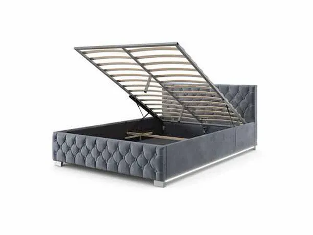 180x 200 bed met led verlichting en bedvorm - afbeelding 6 van  9