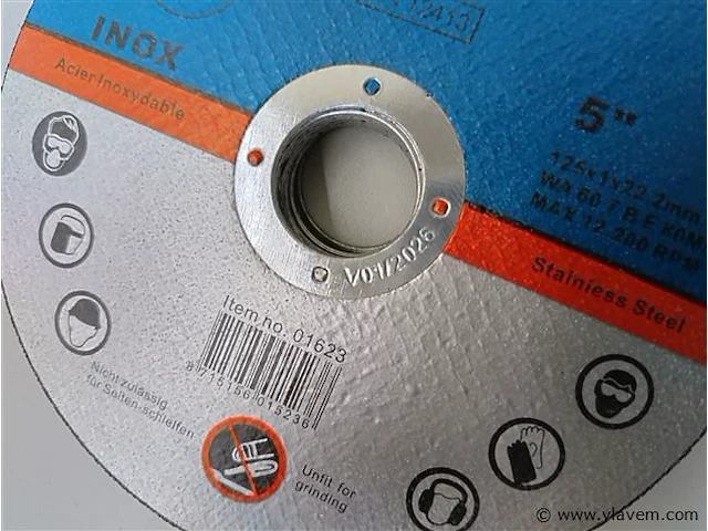 180x slijpschijf 125mm x 1,0 - afbeelding 2 van  5