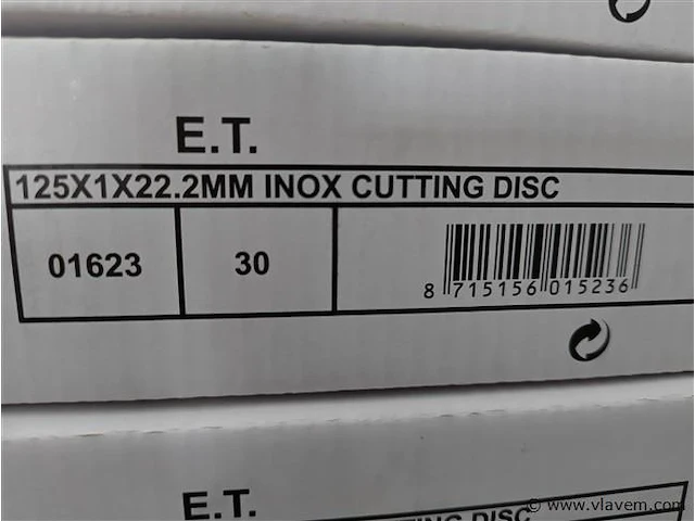 180x slijpschijf 125mm x 1,0 - afbeelding 4 van  5