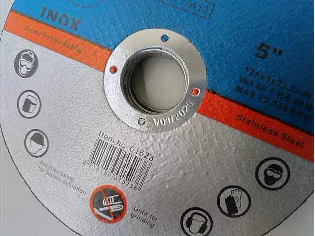 180x slijpschijf 125mm x 1,0 - afbeelding 2 van  5
