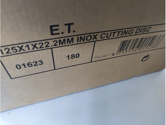 180x slijpschijf 125mm x 1,0 - afbeelding 5 van  5