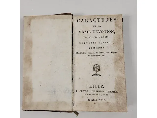 1823 caractères de la vrai dévotion - afbeelding 2 van  3