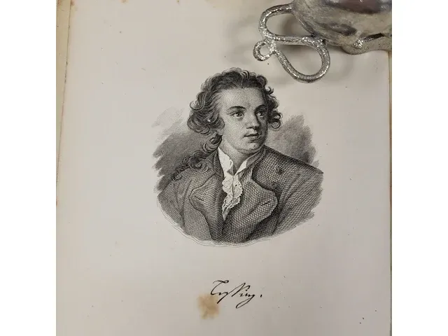 1841 lessing's gesammelte werke boek bundel 1 tot 10 - afbeelding 2 van  5