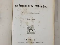 1841 lessing's gesammelte werke boek bundel 1 tot 10 - afbeelding 3 van  5
