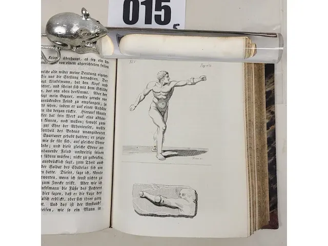 1841 lessing's gesammelte werke boek bundel 1 tot 10 - afbeelding 4 van  5