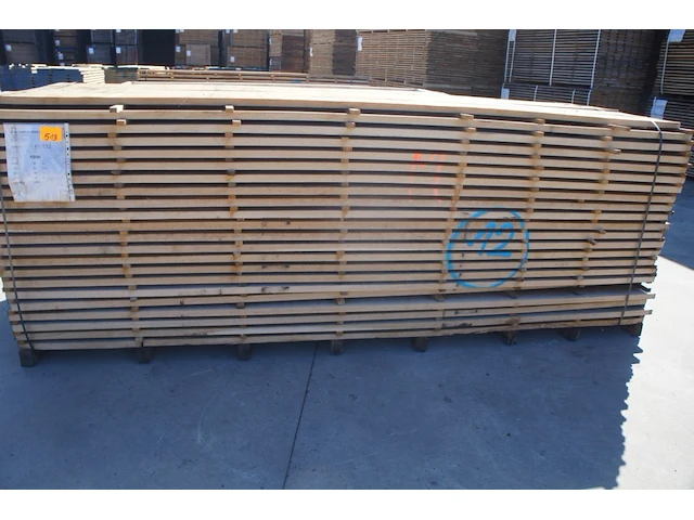 1,85 m³ eiken planken 30mm - afbeelding 1 van  4