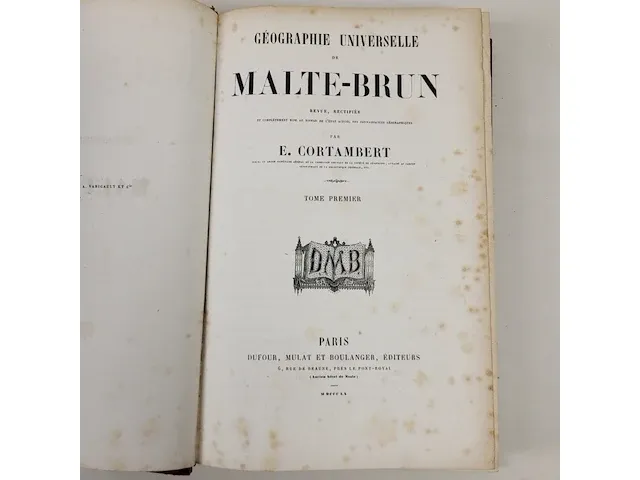 1860 géographie universelle de malte brun boek 1 tot 8 - afbeelding 6 van  7