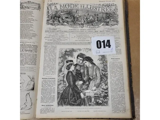 1870 mode illustrée jaarbundeling - afbeelding 4 van  6