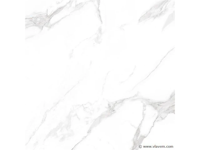 18,72m² 60x60cm marble carrara glossy gerectificeerd - afbeelding 2 van  2